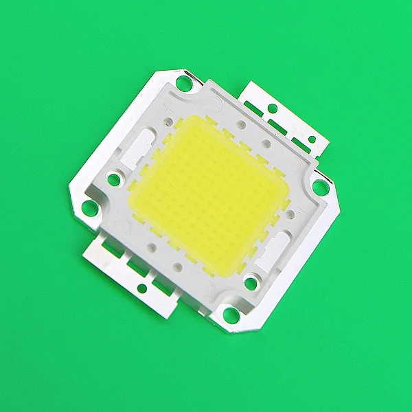 

2Pcs 100W Epistar Led Chip for Flood light 3000MA DC 32-35V lamp SMD COB Chip 30*30mil Integrated Enough High power Leds 100Watt