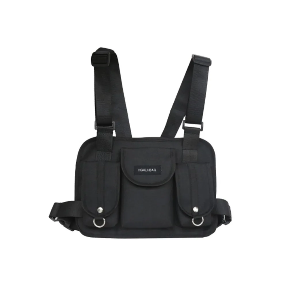 

Fashion Chest Rig Waist Bag Hip Hop Chest Bag Streetwear Functional Tactical Chest Bag Cross Shoulder Bag bolso Kanye West