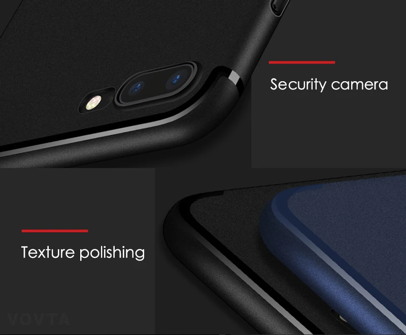 VOVTA Luxury Brand Silicone TPU Case for iPhone 7 Cases 7 plus 8 Soft Silicon iPhone 8 Case 8 Plus Candy Full Cover Phone Cases 7