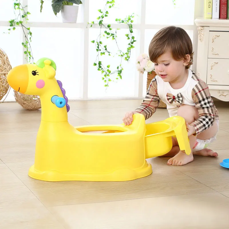 

2018 New Polypropylene Baby Potty Car Kids Toilet Trainer Seat Chair Comfortable Portable Animal Pot Toys For Childern Toilets