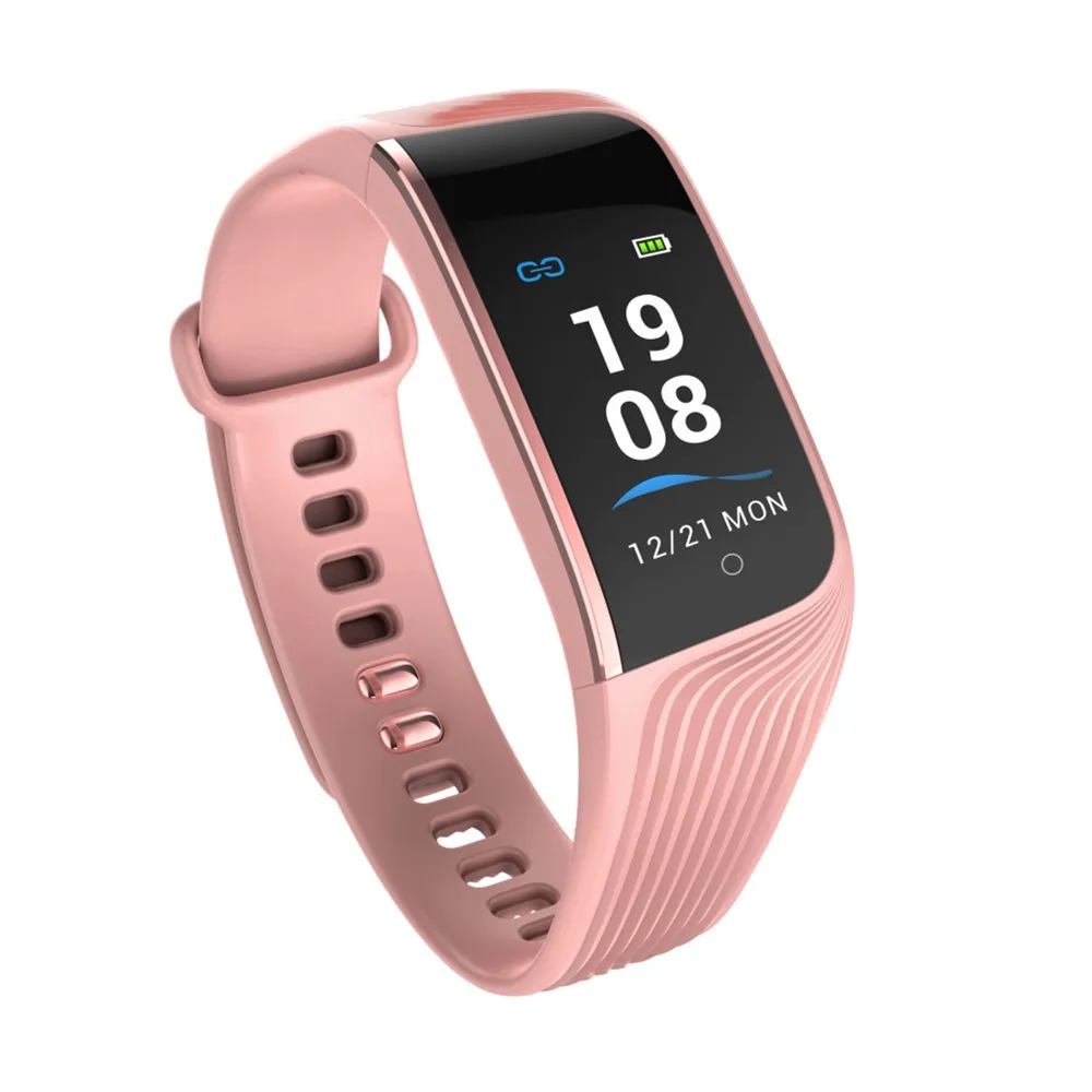 Fitness Tracker HR Tracker Watch with Heart Rate Monitor Waterproof Smart Bracelet with Step Counter Calorie CounterPedometer