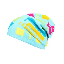 Зимняя мужская шапка для катания на коньках, радужная шапка для сноуборда, уличная двойная вязаная теплая шапка для катания на лыжах, женская шапка для катания на велосипеде#2S14