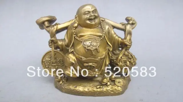 

free China exquisite handmade old bronze Buddha statue fast