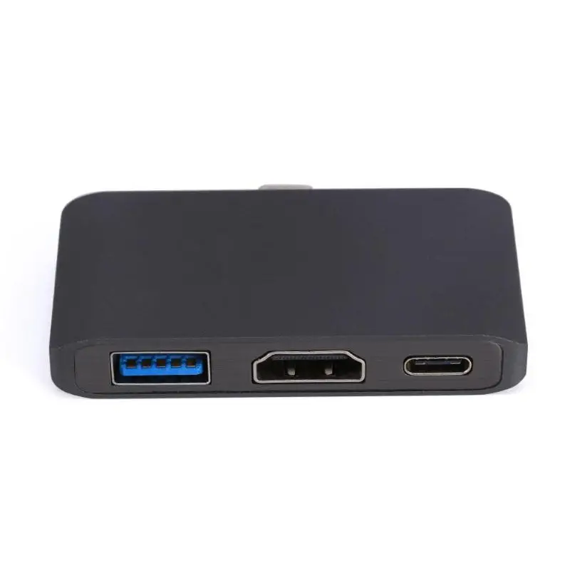 3 в 1 USB3.1 концентратора USB-C Тип-C USB3.0 + 4 K HDMI + PD USB-C 10 Гбит/с высокоскоростной адаптер конвертер Совместимость с Nintend переключатель