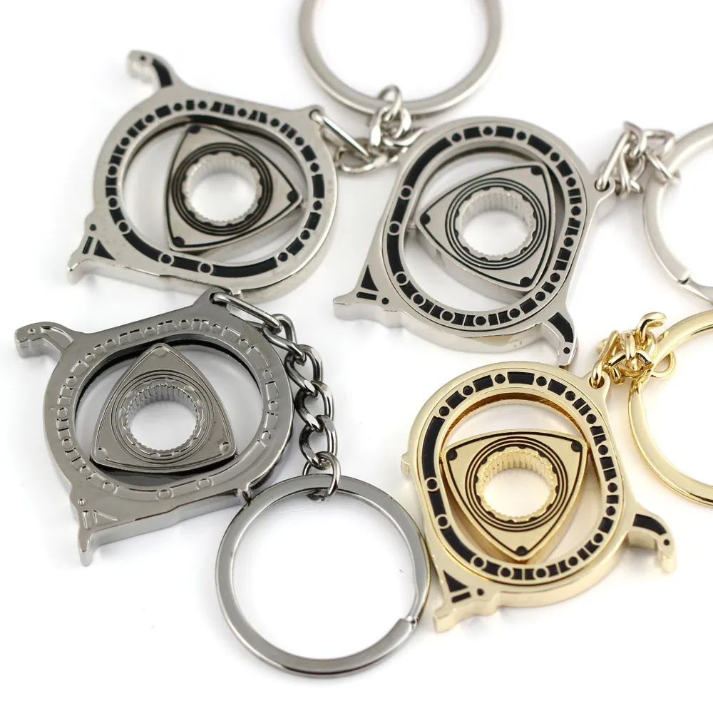 

Wankel Engine keychain key ring Rotary Engine car key chain key holder high quality portachiavi chaveiro llaveros hombre