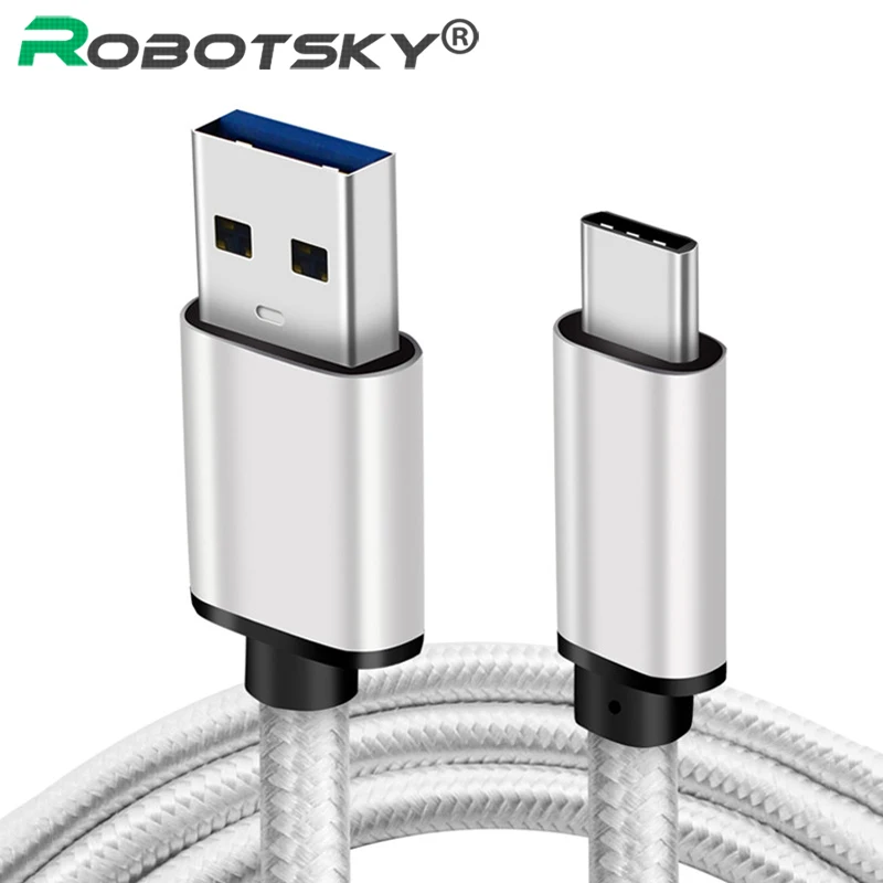 

USB Type C Cable Nylon Fast Charging Cable for samsung Galaxy s8 plus for Xiaomi Mi A1 Huawei Honor V10 Mate 10 Oneplus 3T 5T