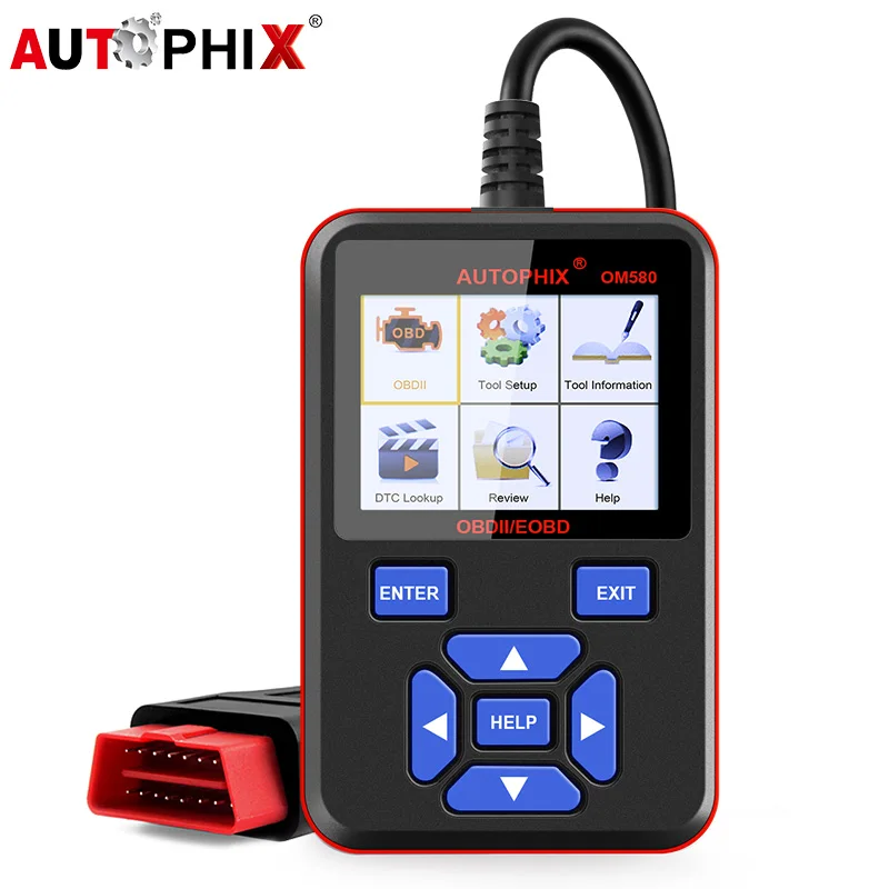 Autophix OM580 OBD2 автомобильный диагностический сканер Код читателя сканирования
