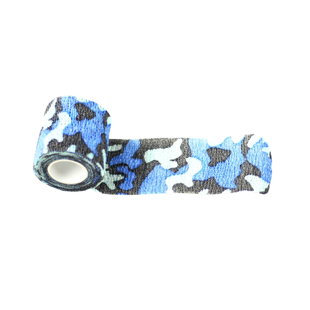 2 Pieces Self-adhesive Wrist Ankle Joints Wrap Bandage Tape Navy Camo High Quality non-woven fabric self adhesive bandage