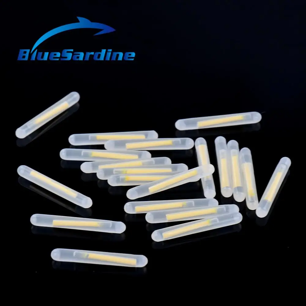 BlueSardine 50 шт. Рыбалка флуоресцентный Lightstick поплавок свет Stick Рыбалка снасти Интимные аксессуары