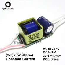 AC85-277V светодиодный драйвер 2-3x3w 3-6x3w 6-12x3w 10-20x3w 900mA 950mA постоянный ток трансформаторы лампа Питание