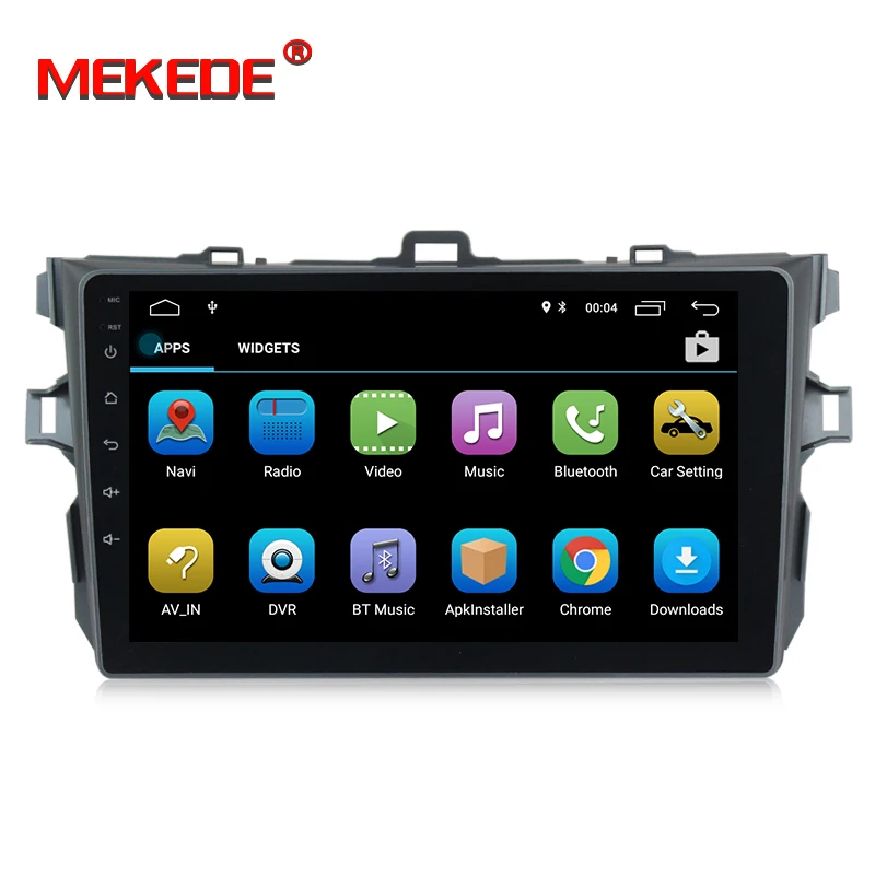 Cheap MEKEDE Car multimedia player Radio stereo Car Android 8.1 For toyota corolla 2007-2011 with Navigation Stereo  (No dvd) WIFI BT 1