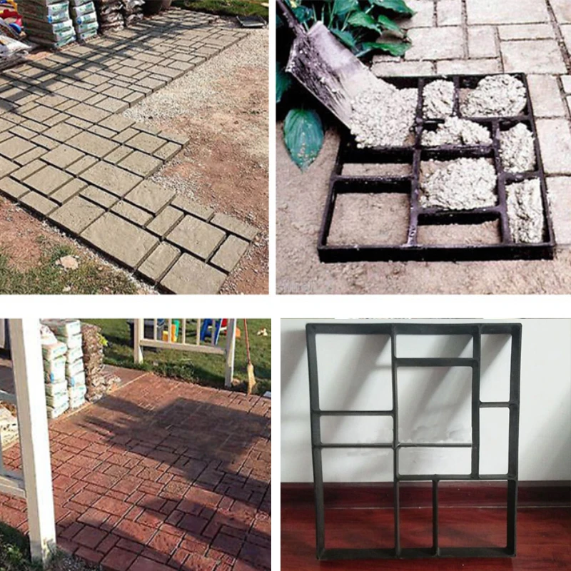 pathmate Paving/Cement Brick Molds The Stone Road Auxiliary Tools For Garden Decor concrete
