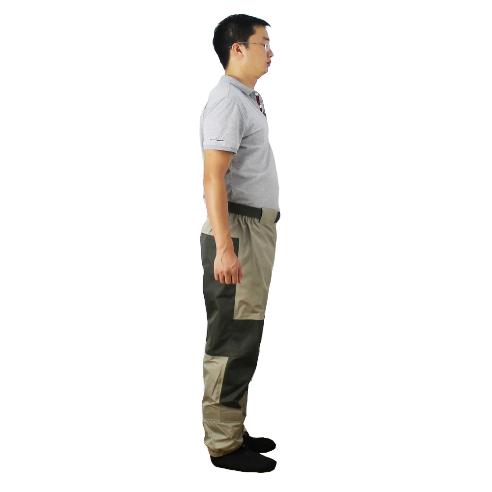 Fly Fishing Waist Waders Pant прочные водонепроницаемые штаны дышащие с чулками на талии|wader