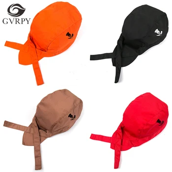 

Free Customized LOGO Taro Printing Pirate Hat Wholesale Canteen Restaurant Chef Hat Baking Cake Bakery Waiter Waitress Work Hat