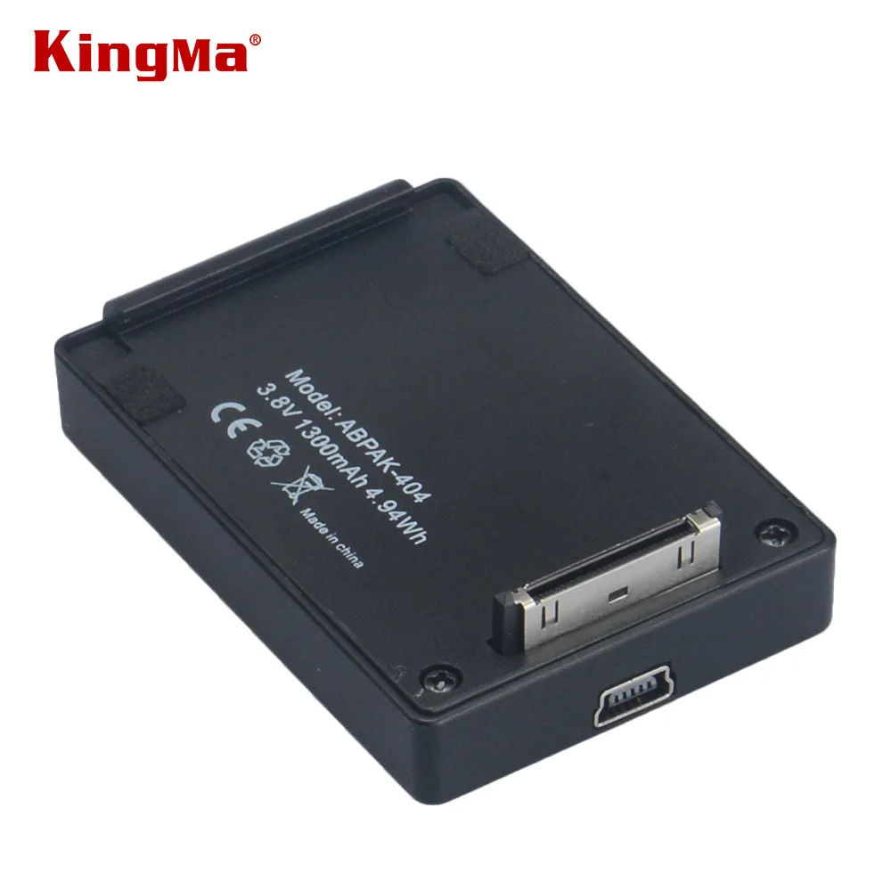

KingMa HOT Accessories For GoPro hero Battery ABPAK-404 Clip Back Battery Extended Battery Accessories 1300mAh For Hero4/3+/3/2
