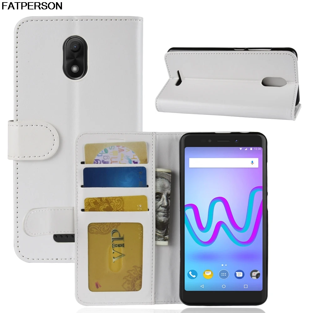 

Luxury PU Phone Bracket Multi-function Soft Wallet Smart cover For wiko jerry 3 Leather Phone case For wiko jerry 3 case capa