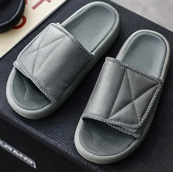 Мужские спортивные сандалии для воды летние дышащие водонепроницаемые мужские туфли пляжное легкое противоскользящие водонепроницаемые сандалии спортивная обувь мужские кроссовки - Цвет: Светло-серый