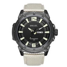 Ao ar livre Relógio Do Esporte Dos Homens 2018 Moda Minimalista Relógio de Pulso Casual Banda Nylon Relógio de Quartzo Simples 30 m Exército Relógios À Prova D’ Água