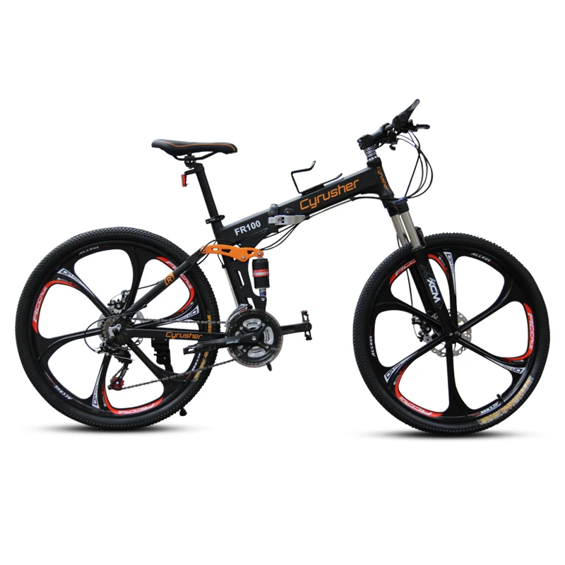Cyrusher FR100 Mans Folding Mountain Bike 24 Speed 26*17