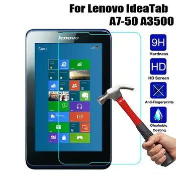 

Tablet Glossy Tempered Glass For Lenovo Tab A7 A3500 7" Clear Thin Screen Protector Front Guard Protective Toughened Film 9H