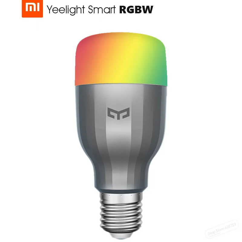 

Original Xiaomi Yeelight Smart Colourful LED Bulb Wifi Remote Control Adjustable Brightness Eyecare Light Smart Bulb Mi Light
