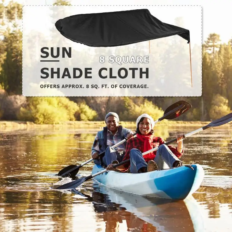 Single Person Kayak Boat Sun Shelter Sailboat Awning Top Cover Kayak Boat Canoe Sun Shade Canopy Fishing Tent Sun Rain Canopy
