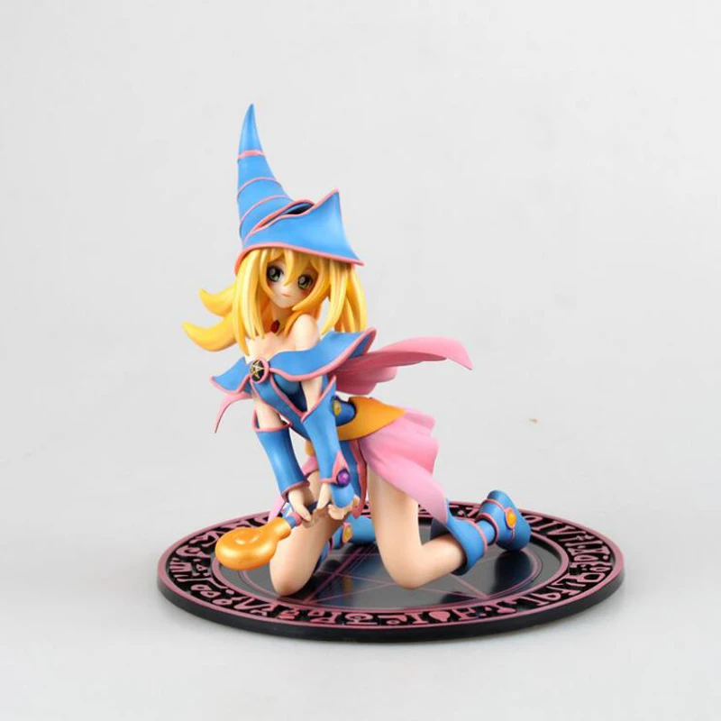 

20cm Anime Duel Monsters Dark Magician Girl model figure with box collection action 20cm cute toy Christmas gift Y7905