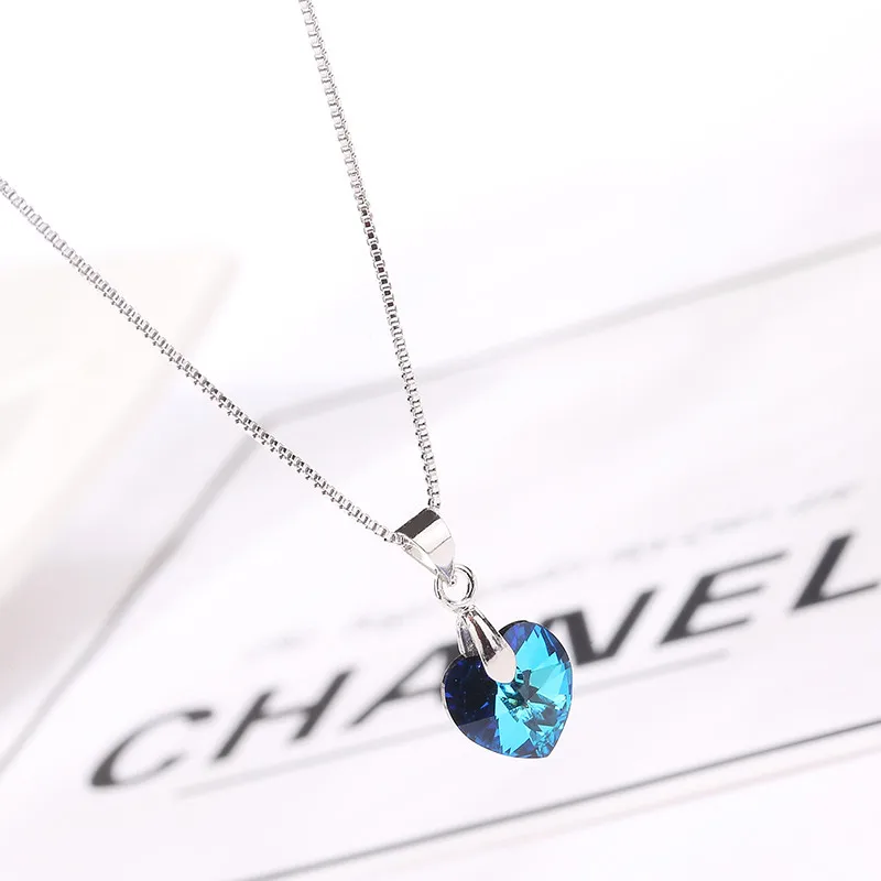 Милое мини ожерелье с подвеской в виде сердца Xilion Ms Betti 2018 кристаллом от Swarovski