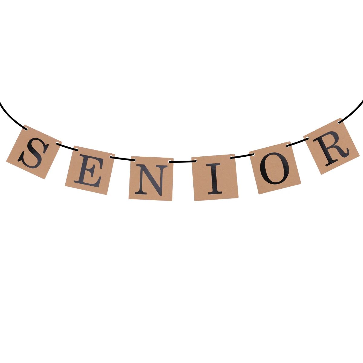 Buy 3m Kraft Paper Banner With SENIOR Letters Hanging