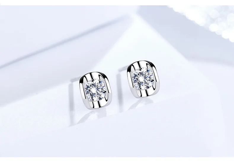8 silver earrings for women
