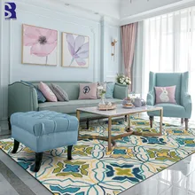 SunnyRain, 1 предмет, коврики и ковры для дома, для гостиной, ковер, короткий, плюшевый, ковер для спальни, большой размер, ковер для кухни