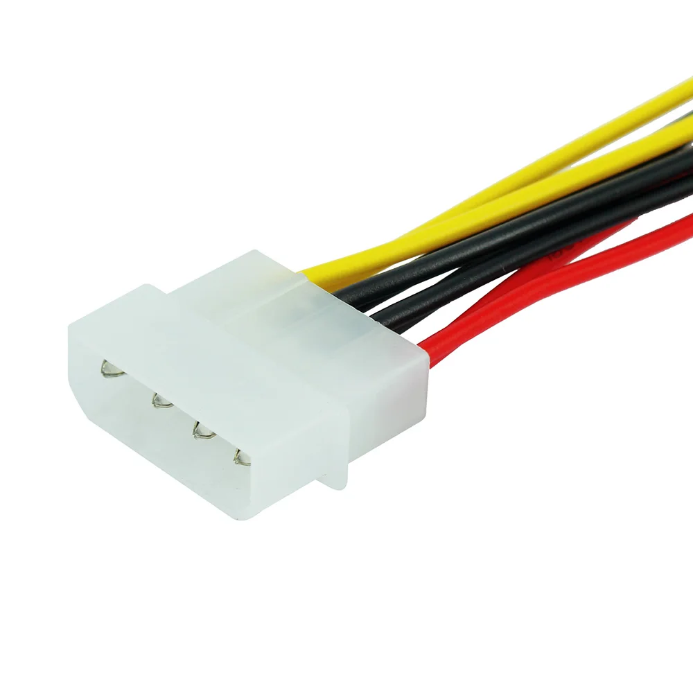 4Pin PSW 전원 IDE Y 몰렉스 분배기 케이블 LP4 몰렉스 J29 남성-여성 케이블 비디오 카드 코드 PC 컴퓨터 액세서리