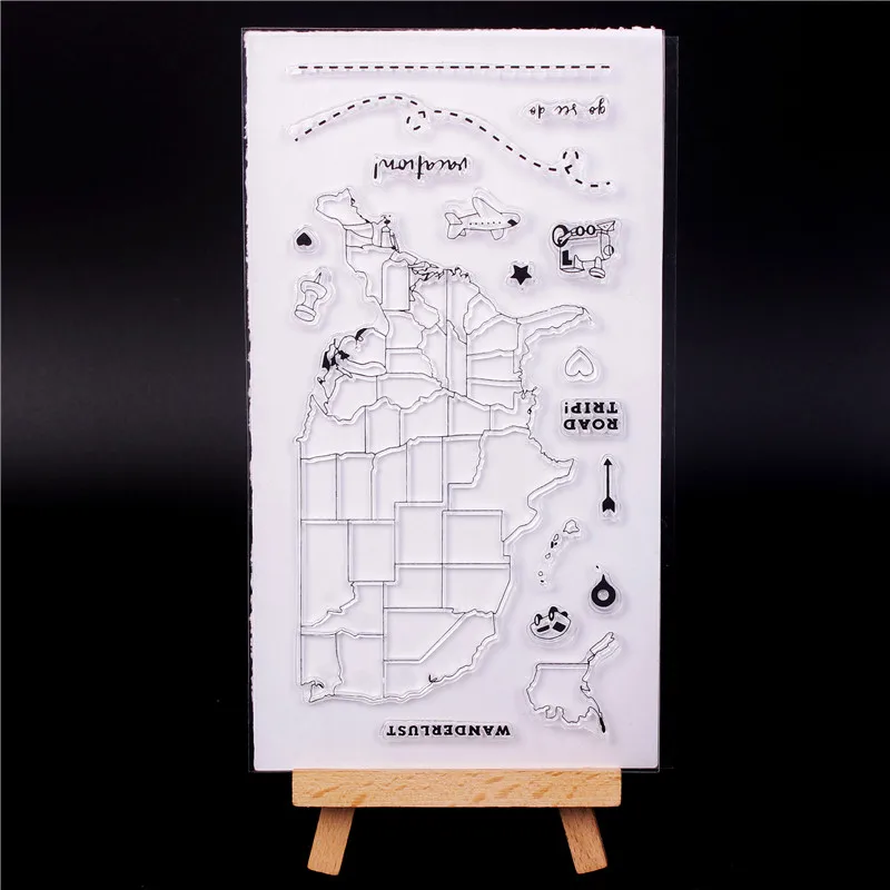 

Letter Transparent Clear Silicone Stamp/Seal for DIY scrapbooking/photo album Decorative clear stamps