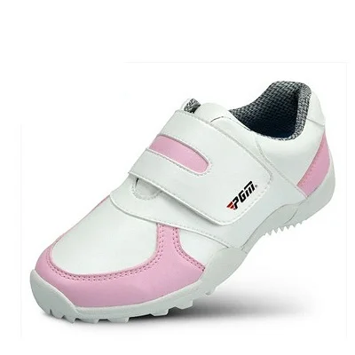 Pgm/Брендовая обувь для гольфа для взрослых; спортивные кроссовки для отдыха для девочек; легкая дышащая обувь для занятий атлетикой; обувь для гольфа; AA20172 - Цвет: Розовый