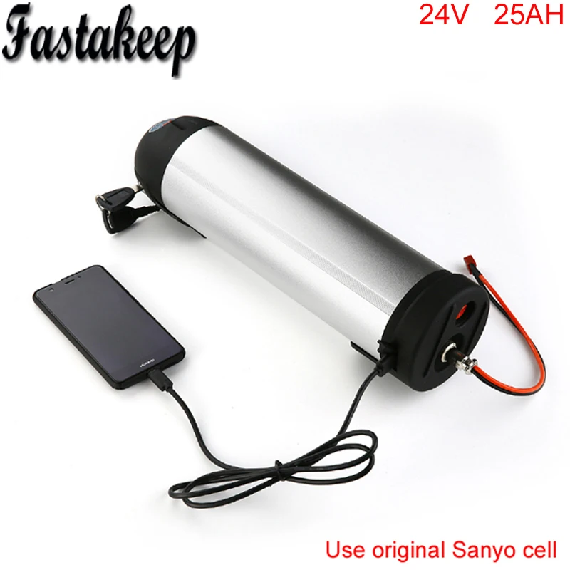 Rechargeable Kettle Li ion Battery 24V 25Ah Electric Bicycle Bottle