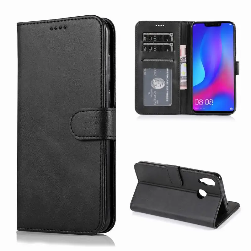

Flip Book Case For Huawei Nova 3 Case Wallet Card Slot Cover For Huawei Nova 3 Nova3 Leather Phone Bags Case Coque Fundas