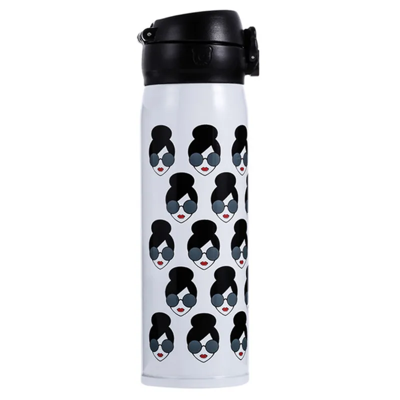 Hot Sales 500ML Stainless Steel Vacuum Flasks Travel Cappuccino Coffee Mug Thermos Water Bottle Garrafa Termica Thermo Mug6