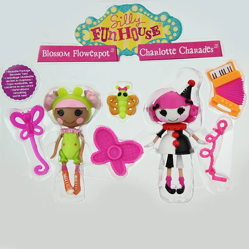 2 шт. кукла + аксессуары 3 дюйма оригинальные куклы MGA Lalaloopsy с аксессуарами