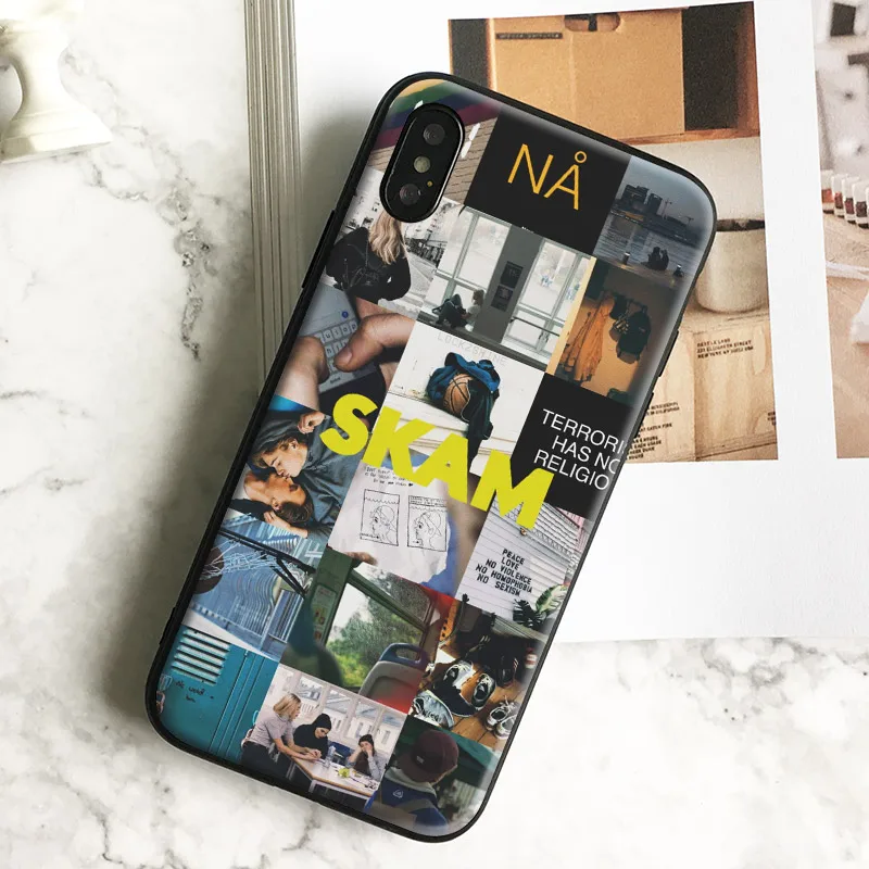 

Skam Norwegian drama series coque Soft Silicone Phone Case Cover Shell For Apple iPhone 5 5s Se 6 6s 7 8 Plus X XR XS MAX
