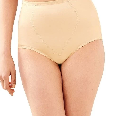 Hanes 019585140056 Light Control with Tummy Panel Brief Beige & Nude - 5XL - Pack of 2 (1)