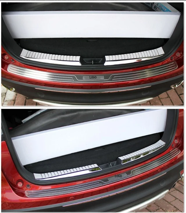 

Car Rear Bumper Sill Protector Diffuser Spoiler Plate Trims For CX-5 CX5 2012 2013 2013 2014 2015