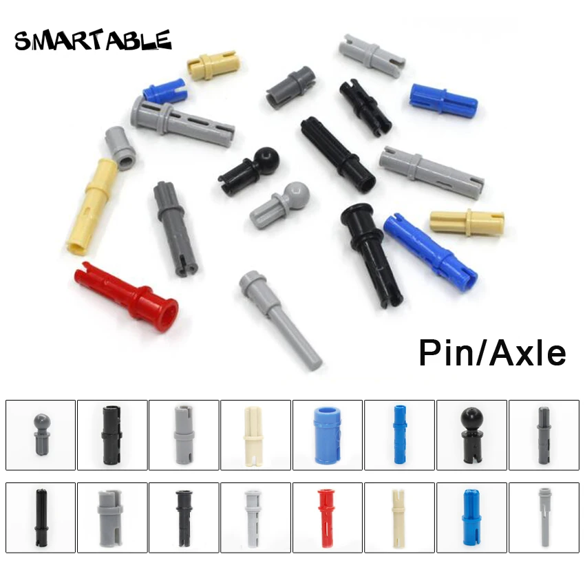 

Smartable MOC Technic Pin/Axle Building Block Part Toys For Kids Creative Education Compatible Legoing 32054/32556/43093/61184