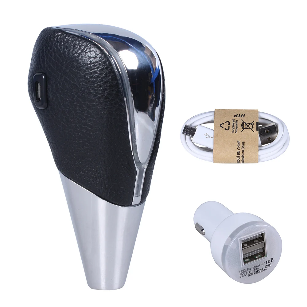 Auto LED Light Gear Shift Knobs Car Part Black Color Shift Knob Touch