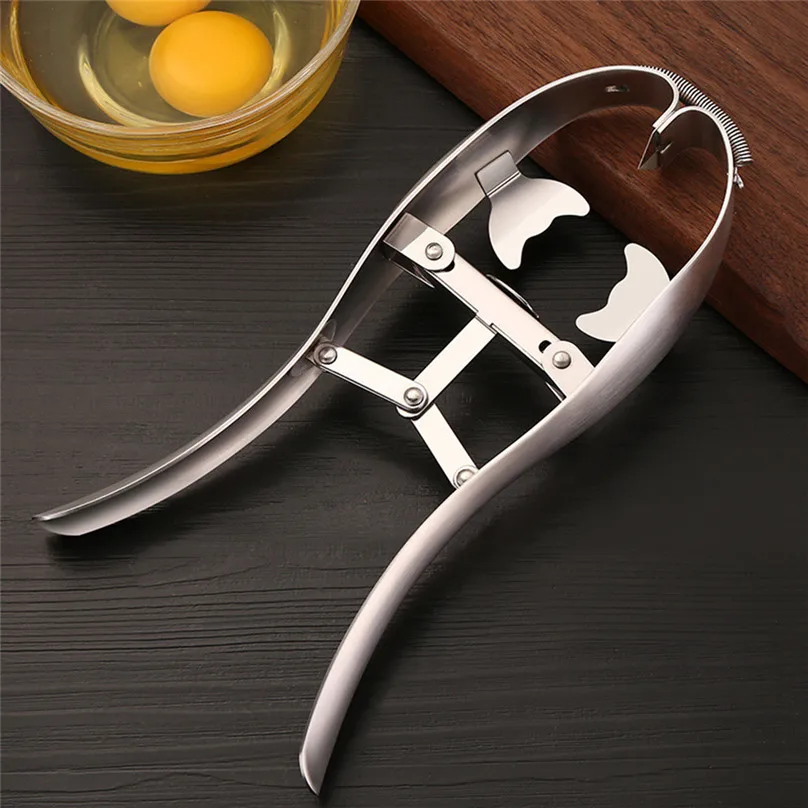 

Stainless Steel Egg Scissors Eggshell Cutter Egg Opener Tools Egg Open Creative Kitchen Tools Set new #3F14