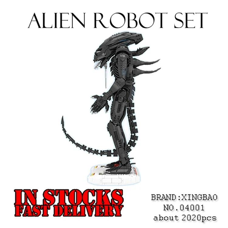 

XingBao 04001 2020pcs Genuine Creative Movie The Alien Robot Set children Educational Building Blocks Bricks Toy for children