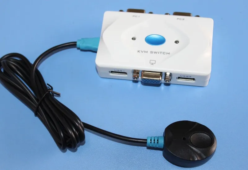2 Port Auto USB KVM switch with the desktop controller VGA