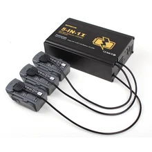 Sunnylife 5-em-1 Controle Remoto Multi Carregador Dual USB Carregador de Bateria Carregador Paralelo para DJI Zangão FAÍSCA Acessórios