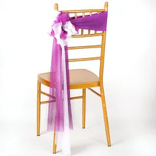 25 шт./лот свадебные стулья chiavari украшения белый/красный стул пояса стрейч лайкра стул полоса для отеля банкет вечерние Декор