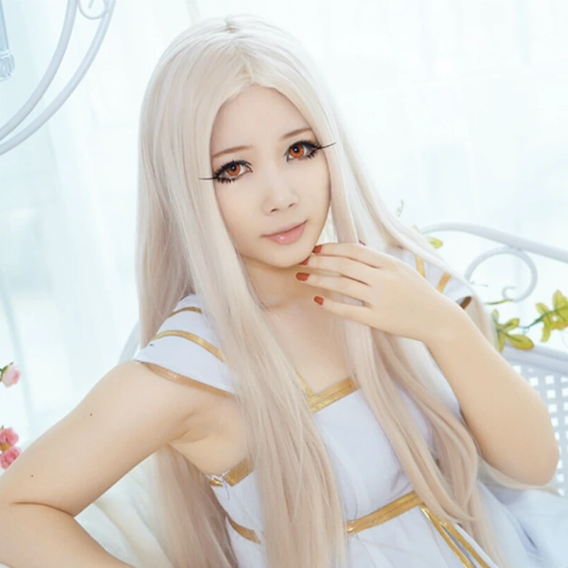 Новинка &quotсудьба&quot/Zero Irisviel von Einzbern 100 см длинные прямые Аниме синтетические