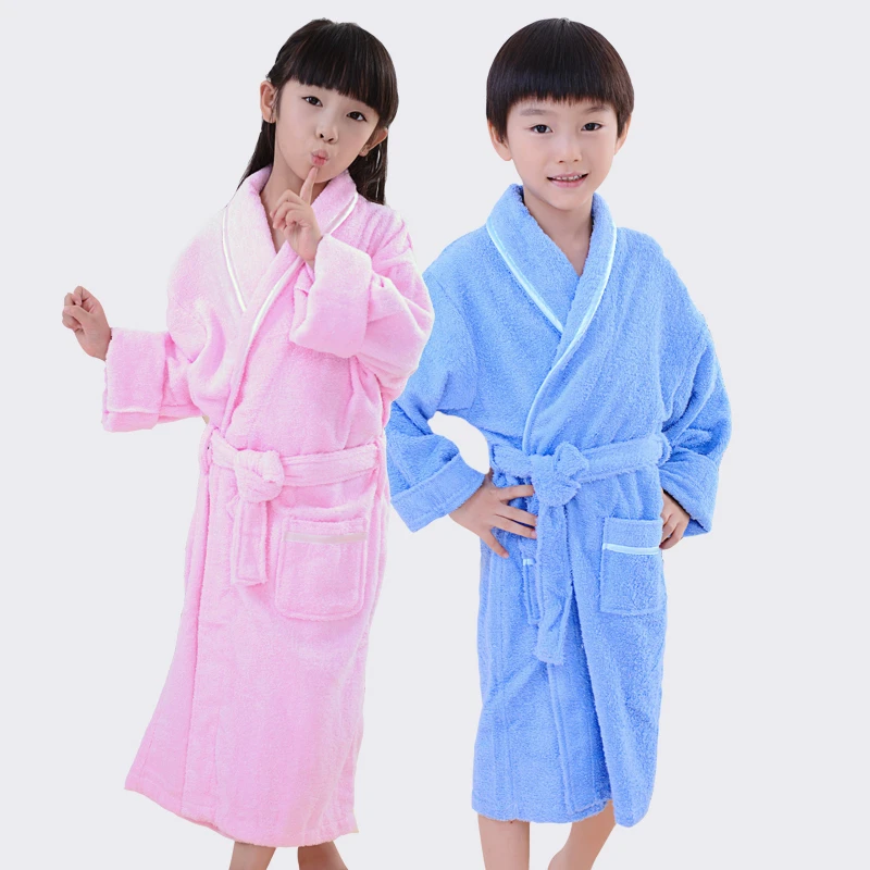 kids fleece dressing gown